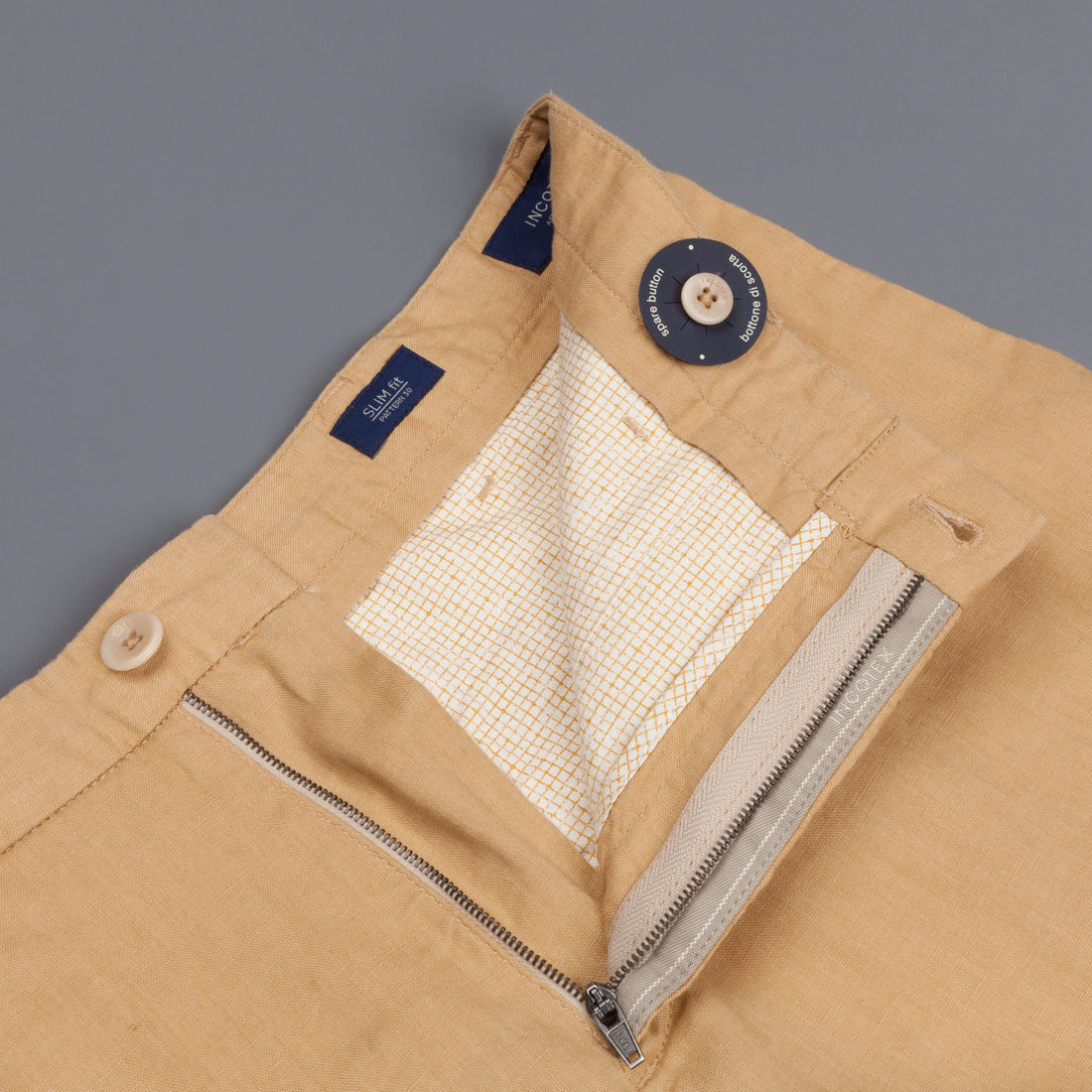 Incotex Model 30 Slim fit Short Beige Frans Boone Exclusive