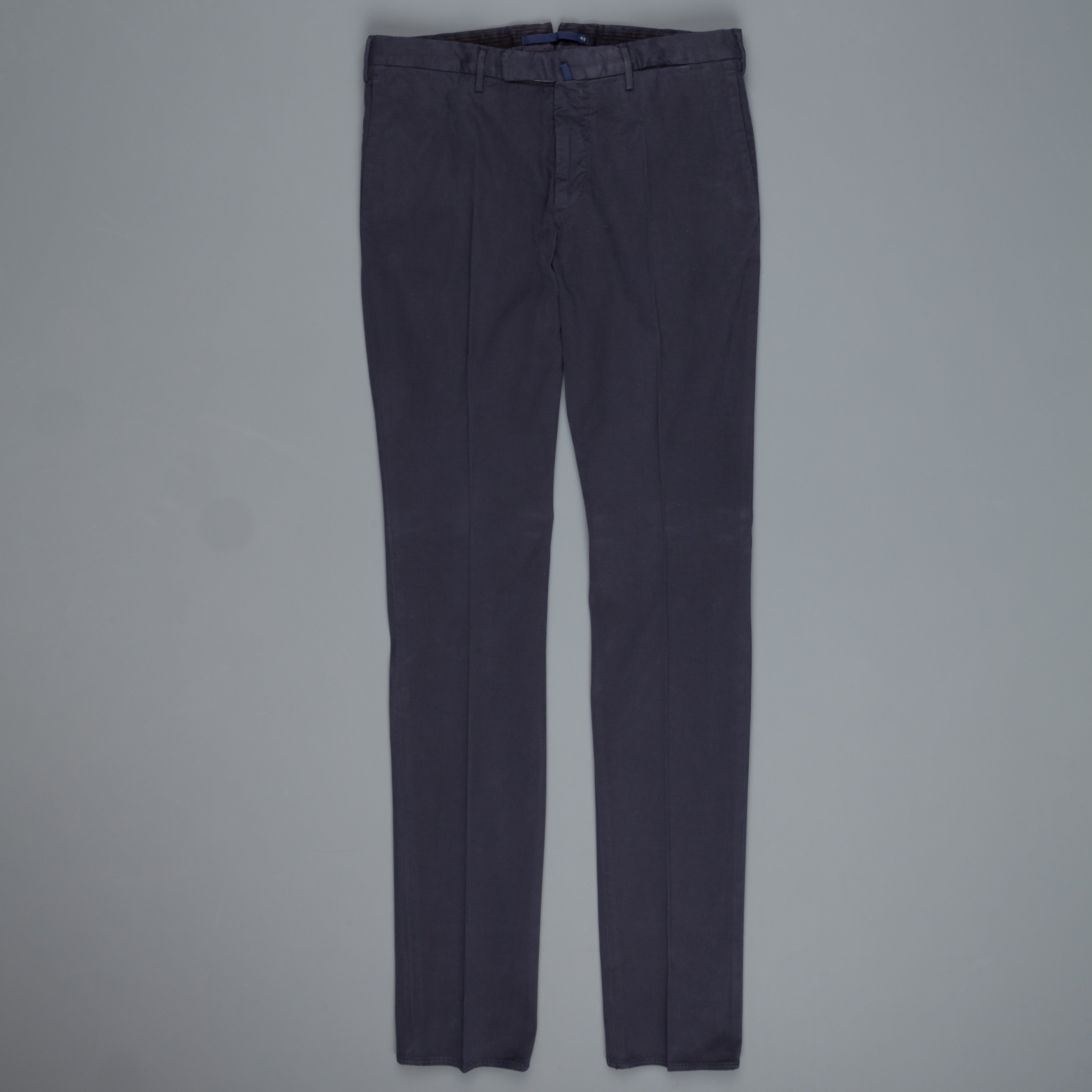 Incotex Venezia model 82 skin fit trico chino pants Blu Scuro