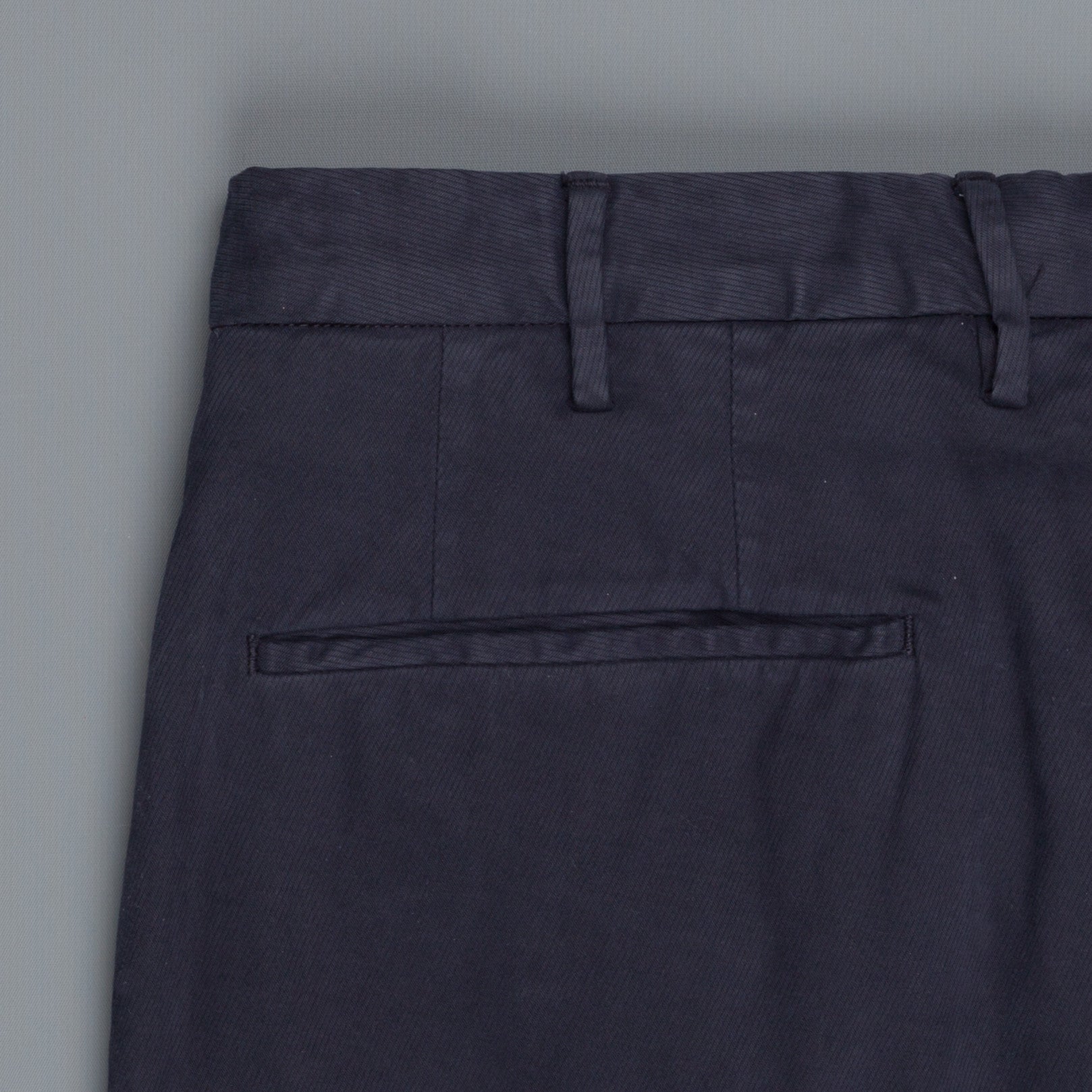 Incotex Venezia model 82 skin fit trico chino pants Blu Scuro