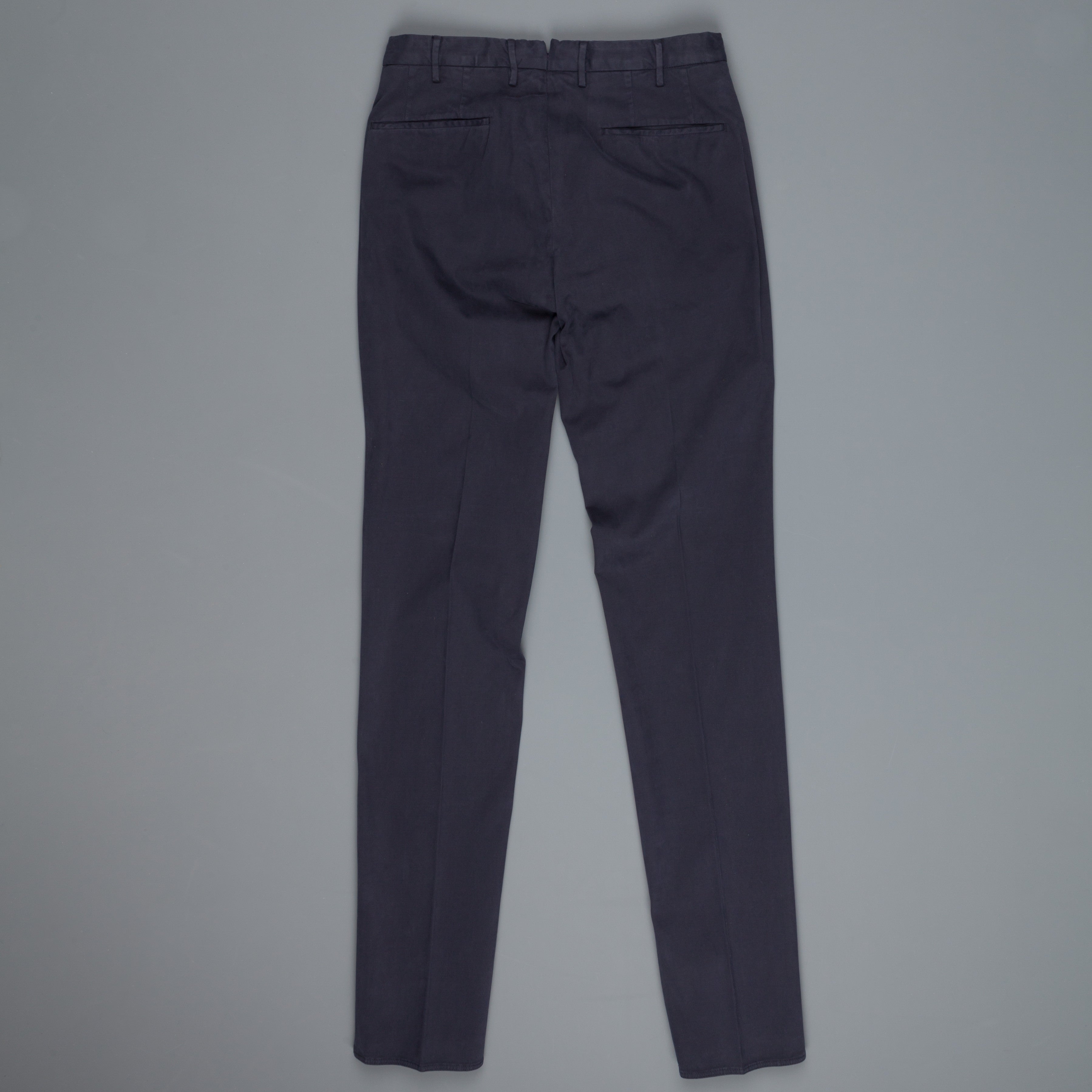 Incotex Venezia model 82 skin fit trico chino pants Blu Scuro