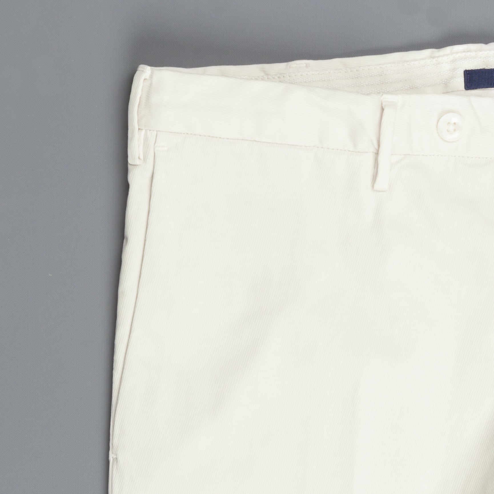 Incotex Venezia model 82 skin fit trico chino pants bianco naturale
