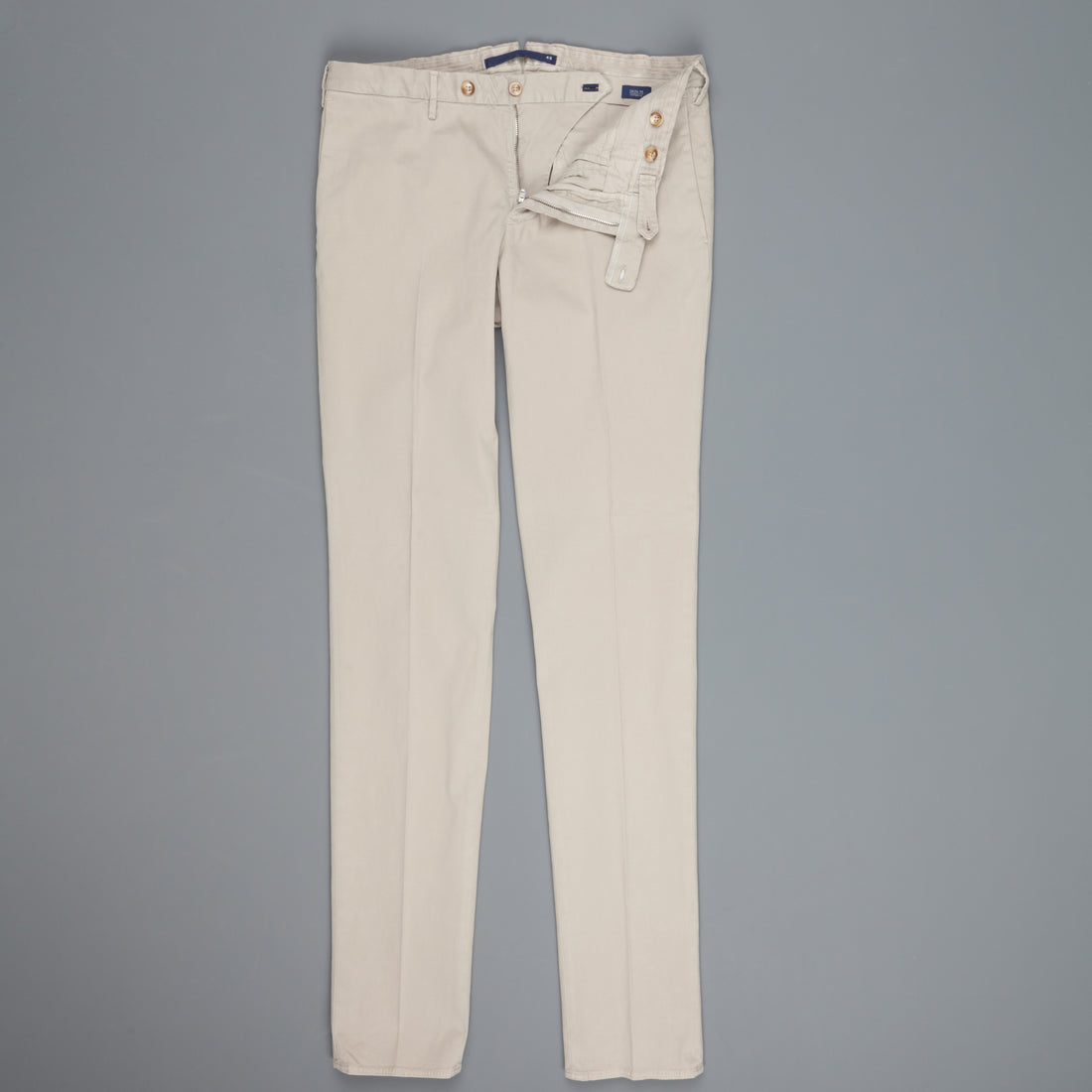 Incotex Venezia model 82 skin fit trico chino pants grigio medio
