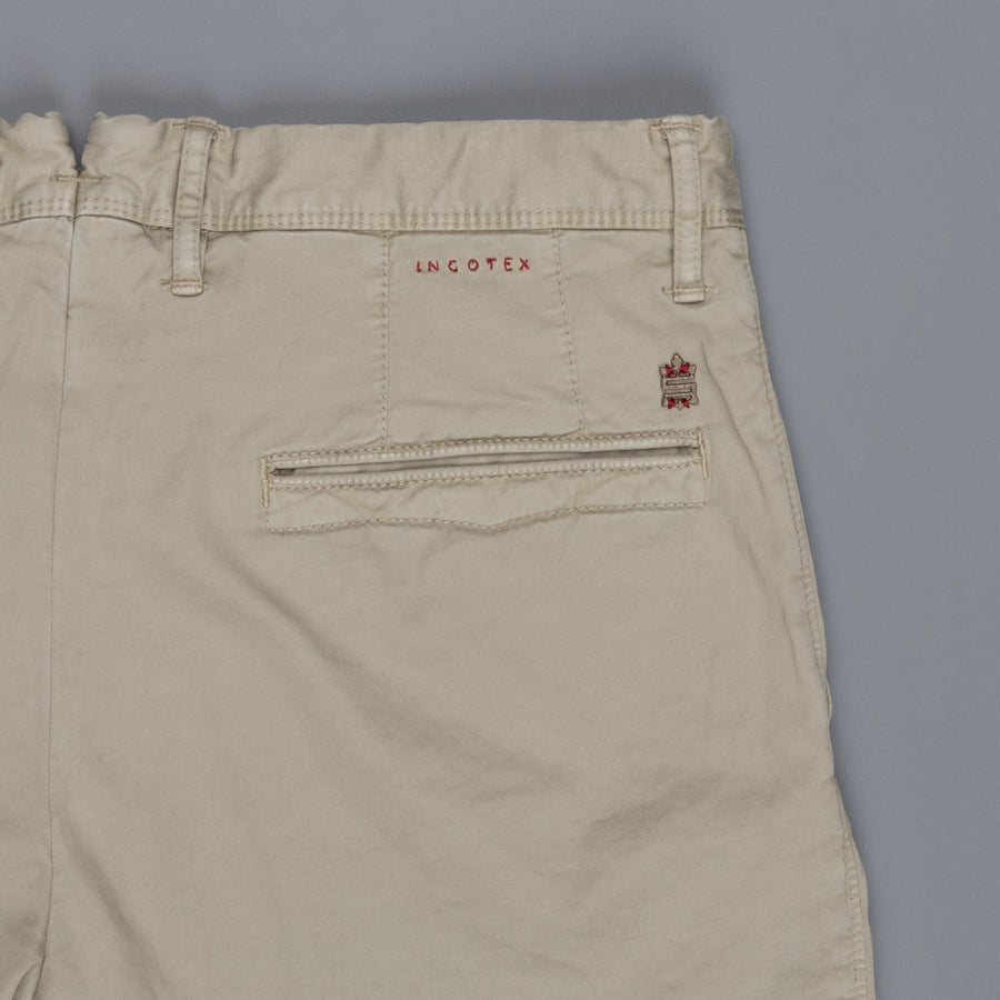 Incotex Slacks 1st603 Stretch Chino Verde Marcio Chiaro