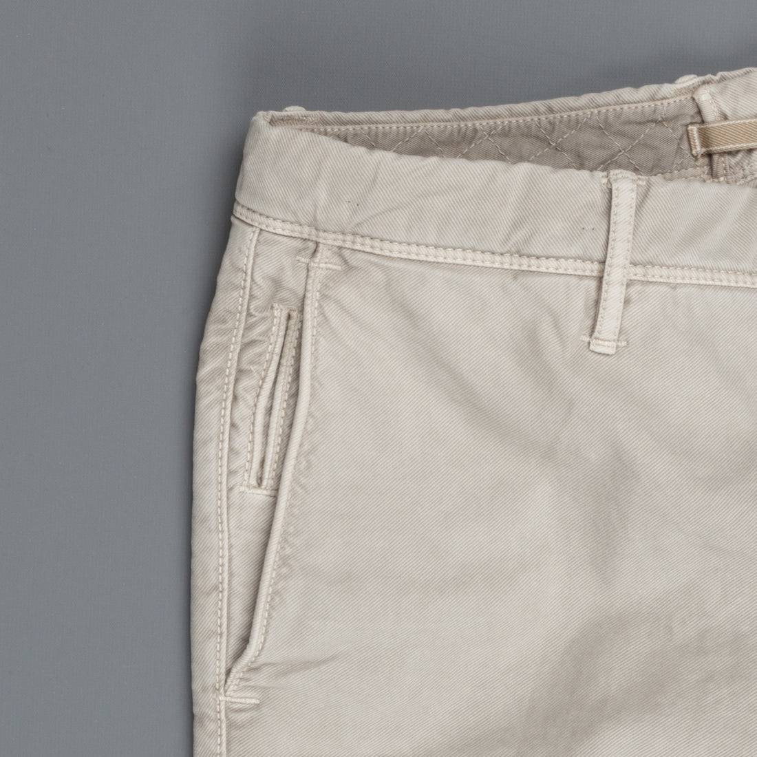 Incotex Slacks skinfit model 1ST619 cotton stretch Grigio Chiaro