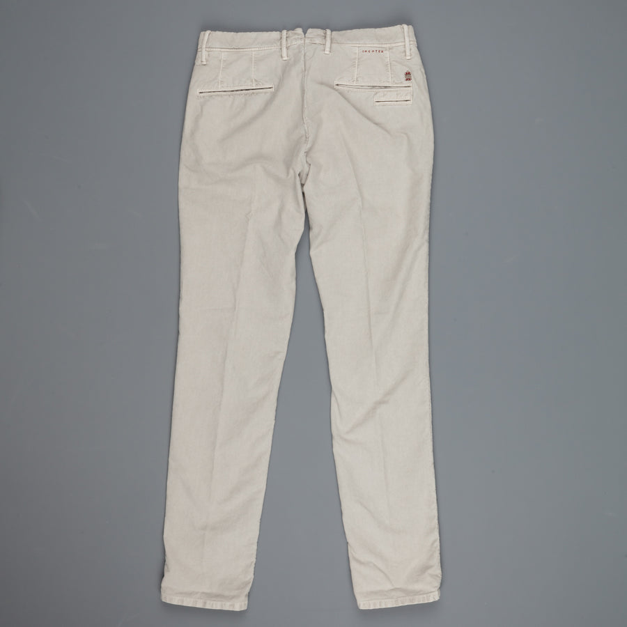 Incotex Slacks skinfit model 1ST619 cotton stretch Grigio Chiaro