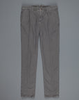 Incotex Slacks skinfit model 1ST619  cotton stretch Grigio Scuro