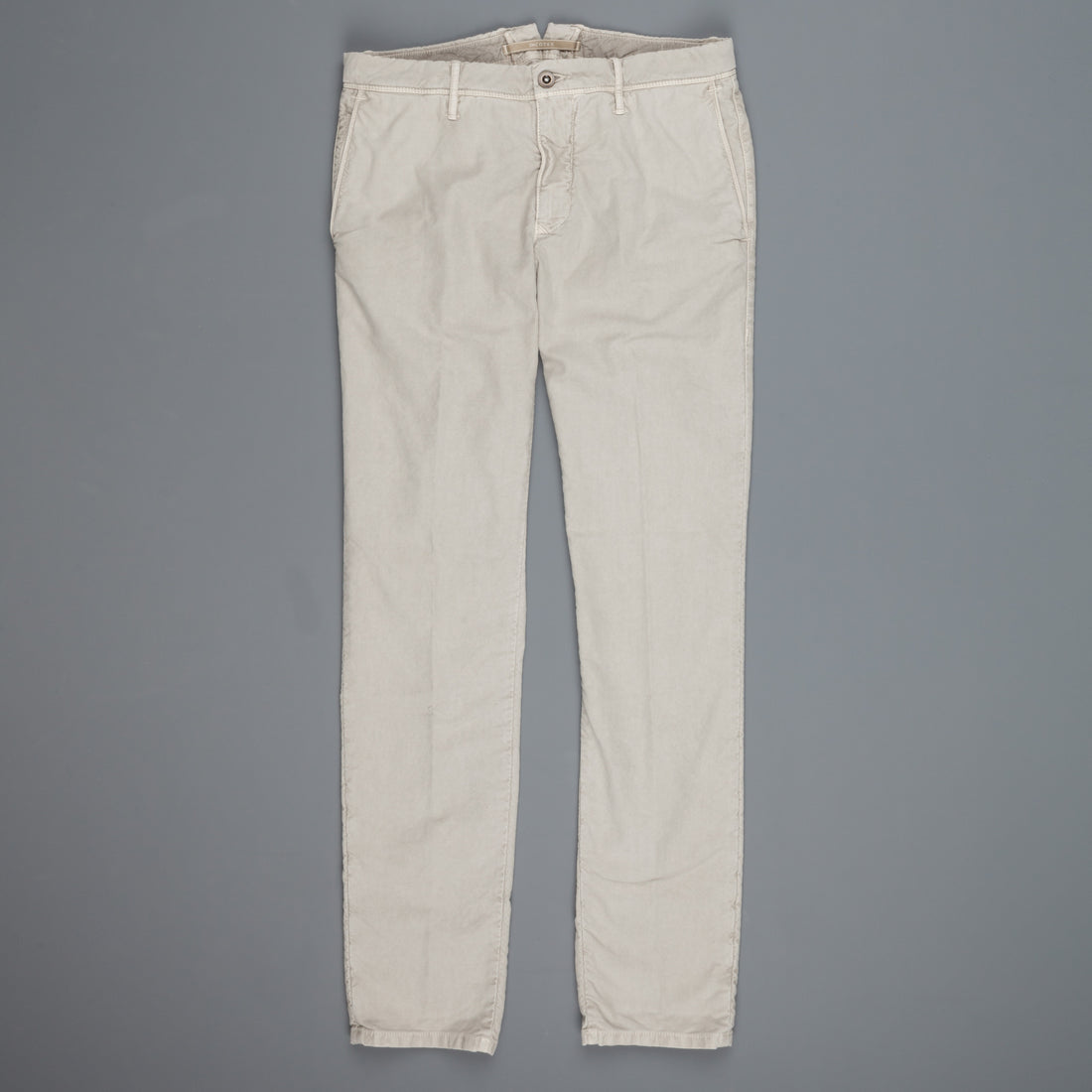 Incotex Slacks skinfit model 1ST619 cotton stretch Grigio Chiaro