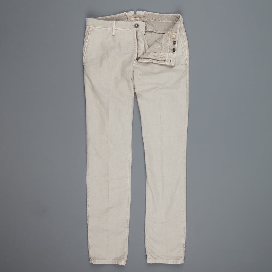 Incotex Slacks skinfit model 1ST619 cotton stretch Grigio Chiaro