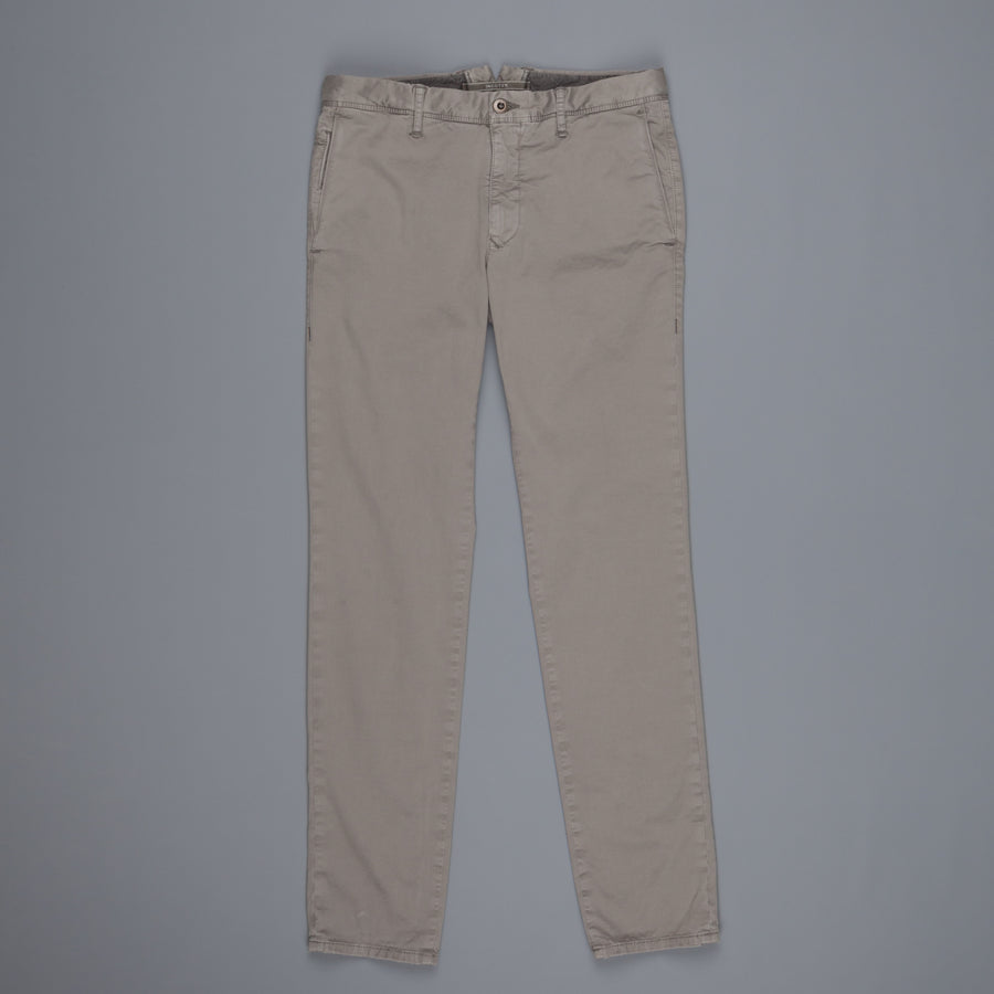 Incotex Slacks 1st619X Stretch Chino Grigio Chiaro