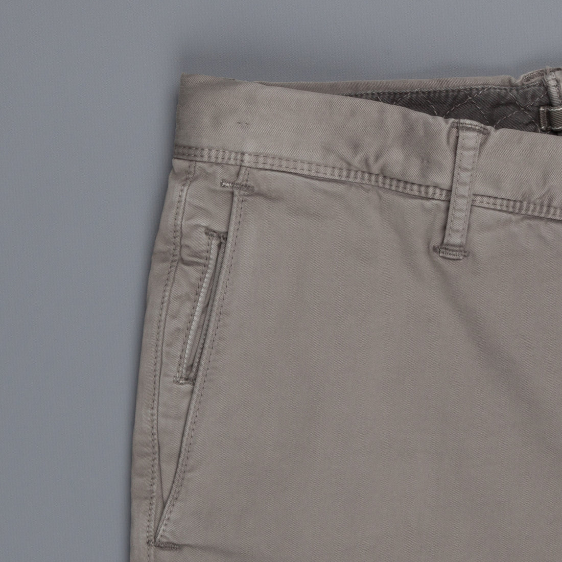 Incotex Slacks 1st619X Stretch Chino Grigio Chiaro