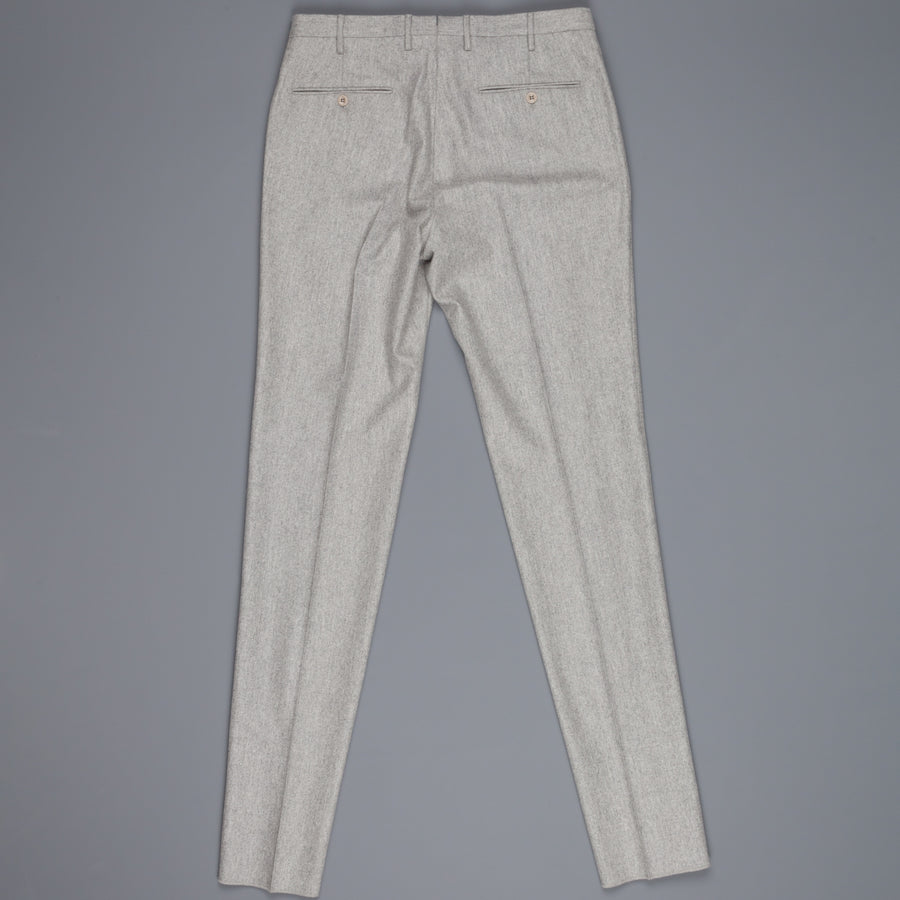 Incotex Venezia Model 16 Tapered Fit Flannel Grigio Chiaro