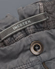 Incotex Slacks skinfit model 1ST619  cotton stretch Grigio Scuro