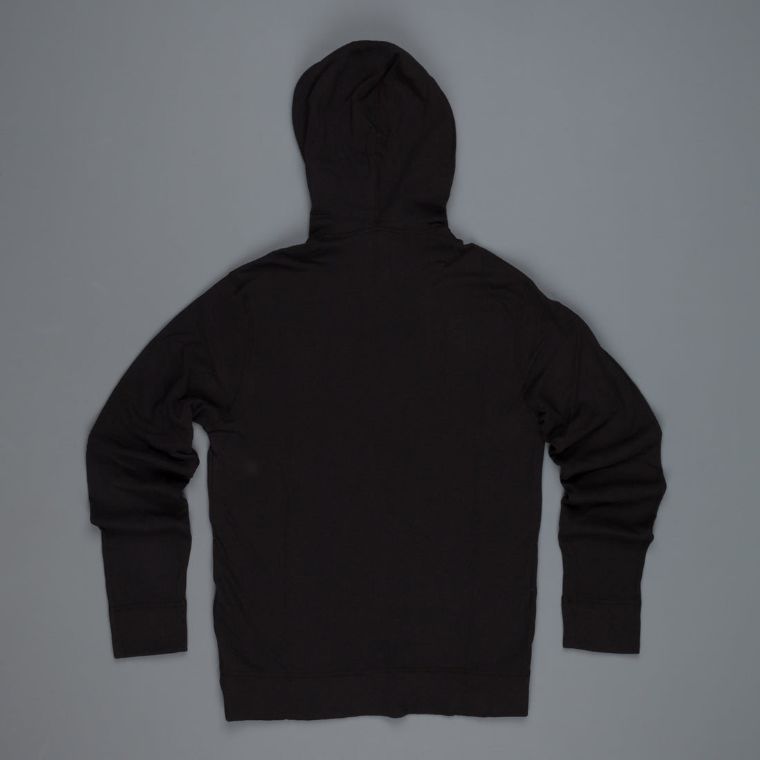 James Perse  Vintage Heathered cotton hoodie black