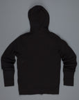 James Perse  Vintage Heathered cotton hoodie black