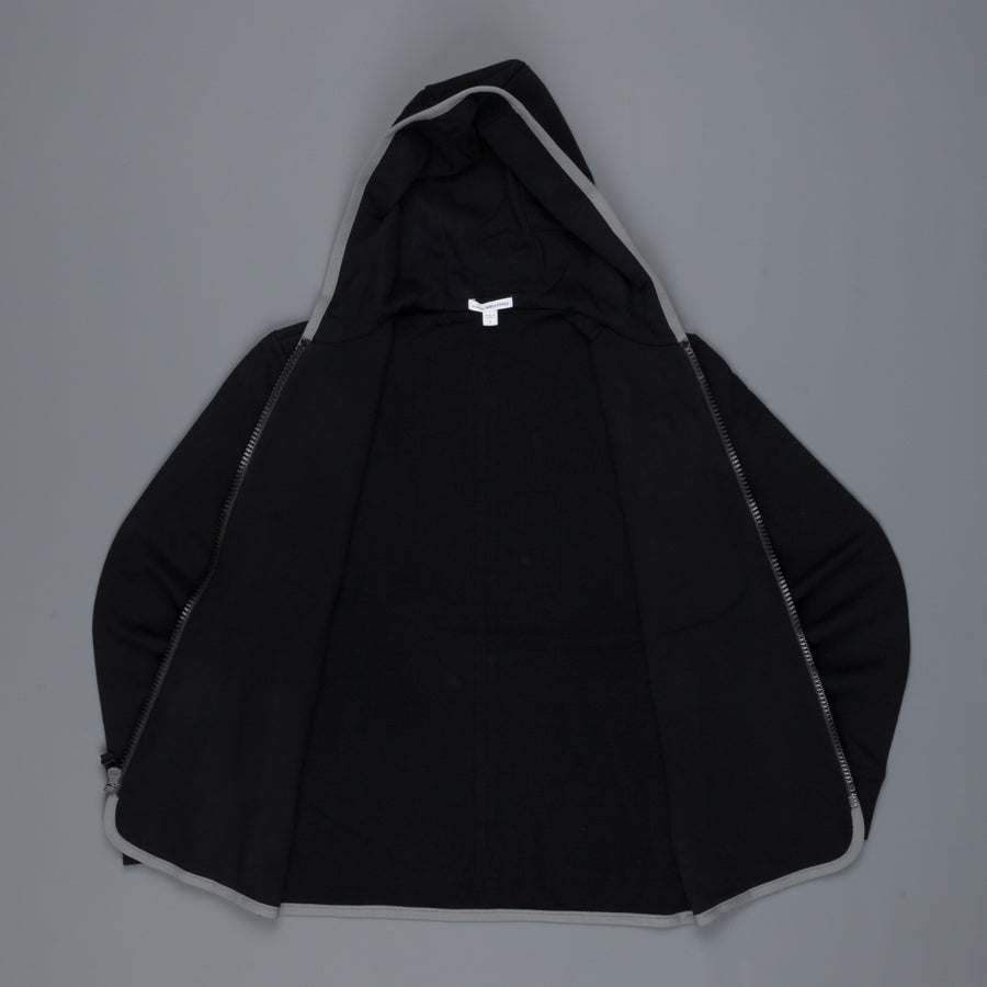 James Perse French Terry Full zip hoody Black Grey