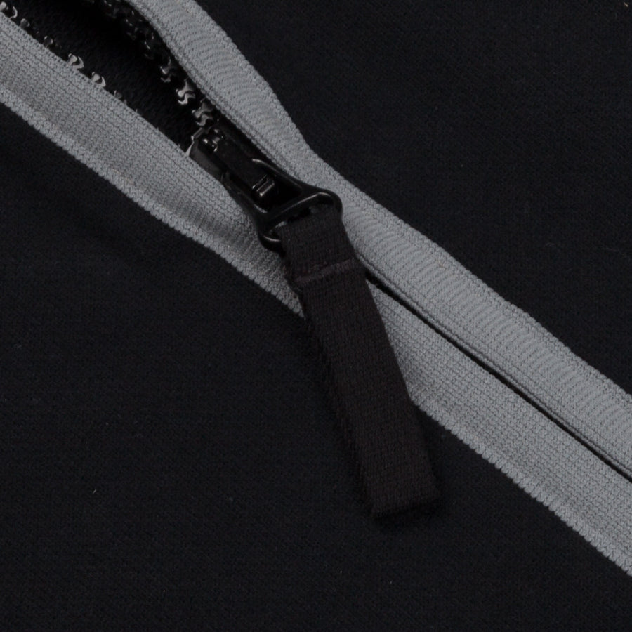 James Perse French Terry Full zip hoody Black Grey