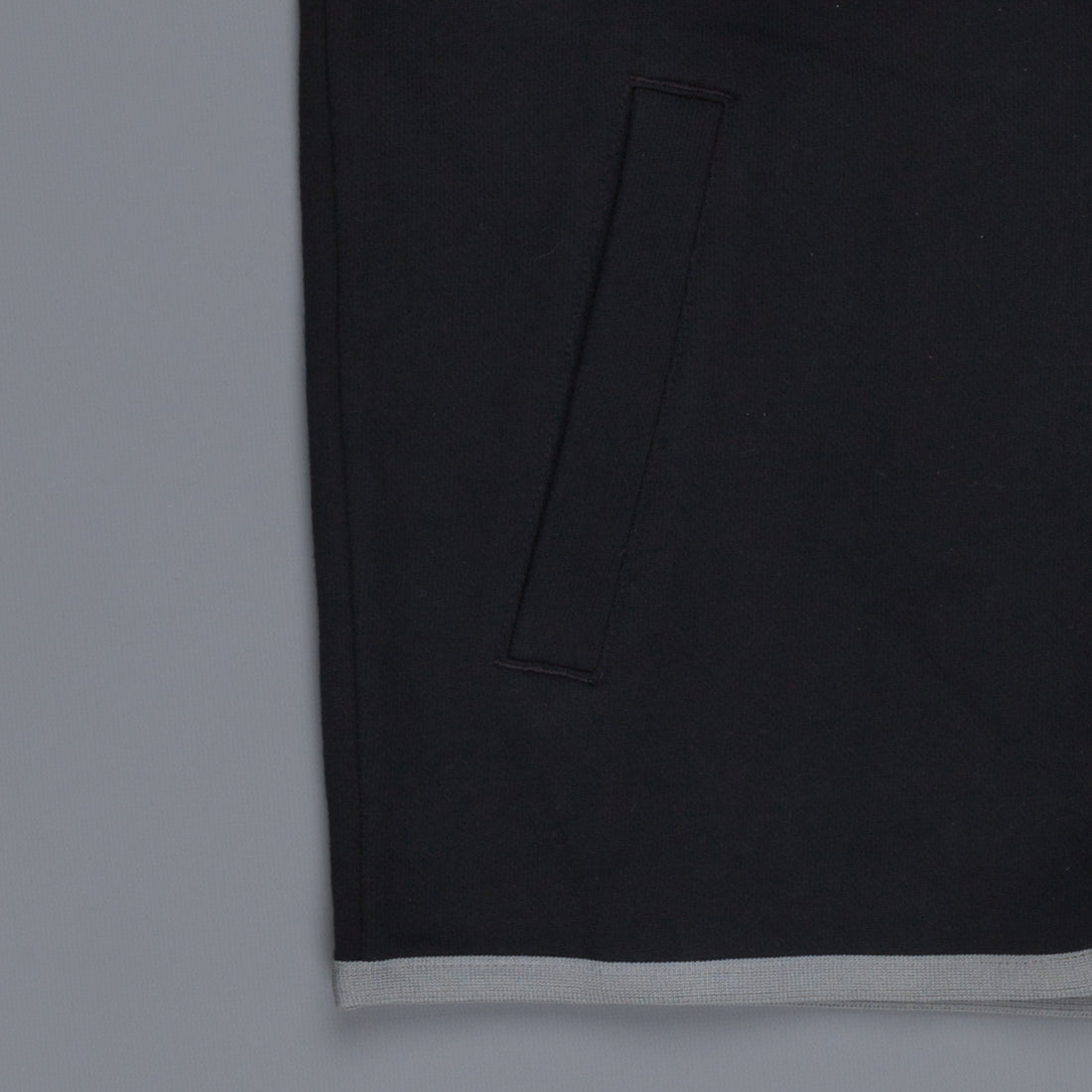 James Perse French Terry Full zip hoody Black Grey