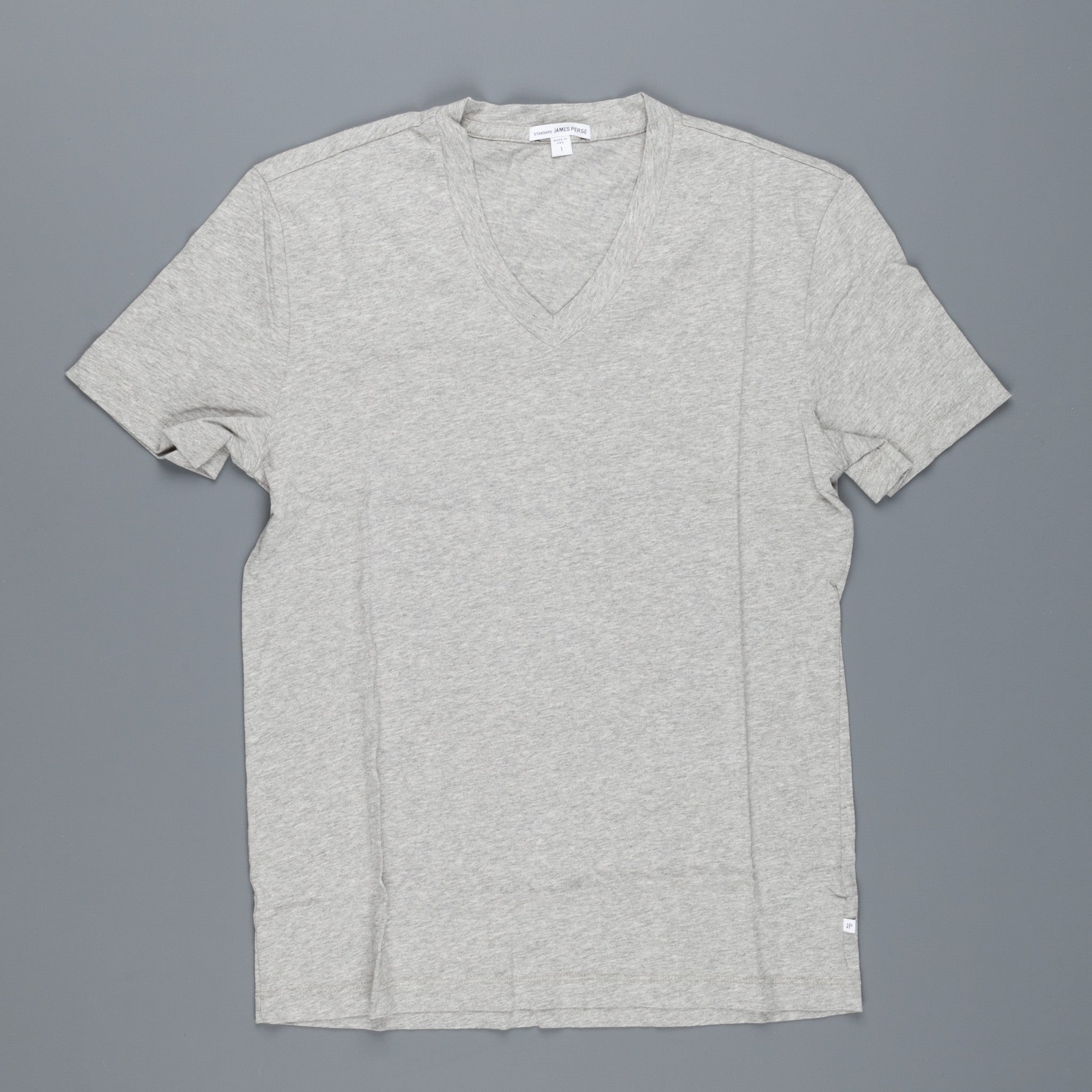 James Perse V-neck tee Heather Grey