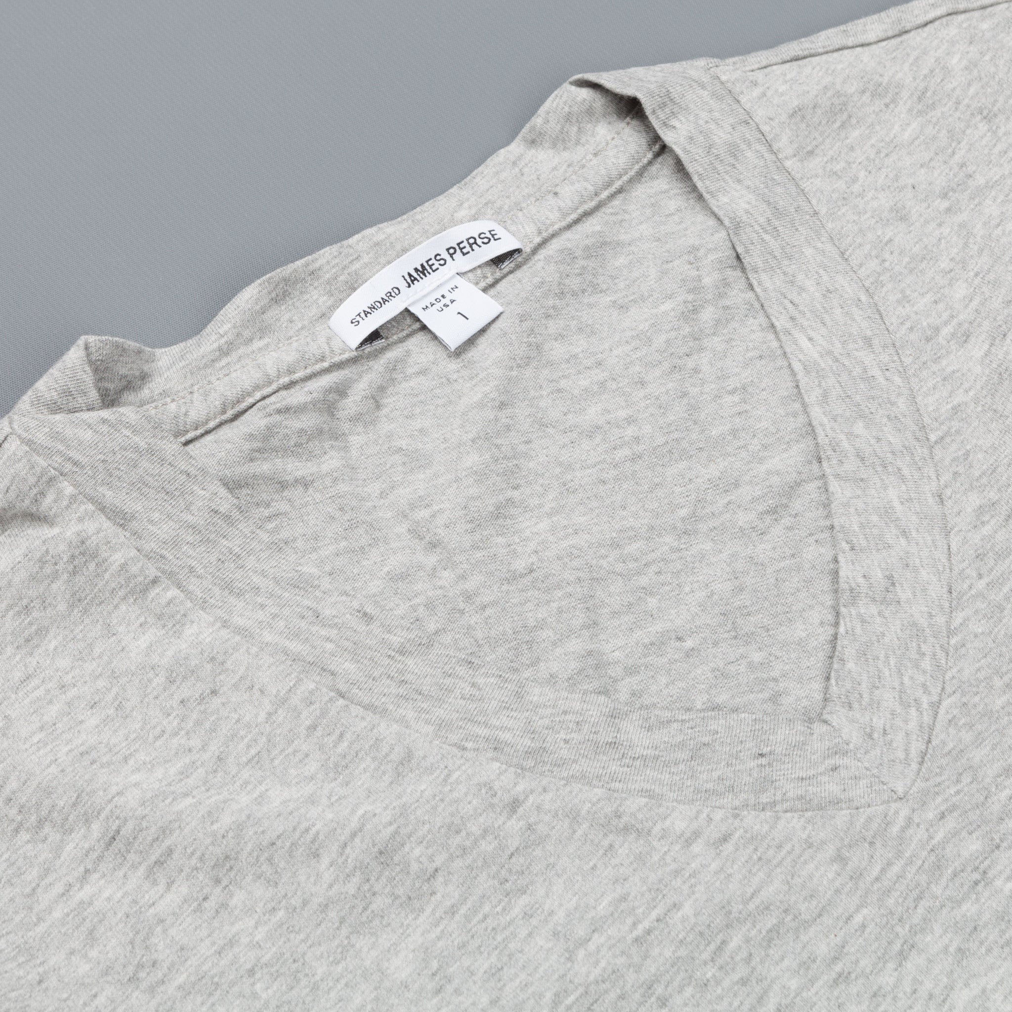 James Perse V-neck tee Heather Grey