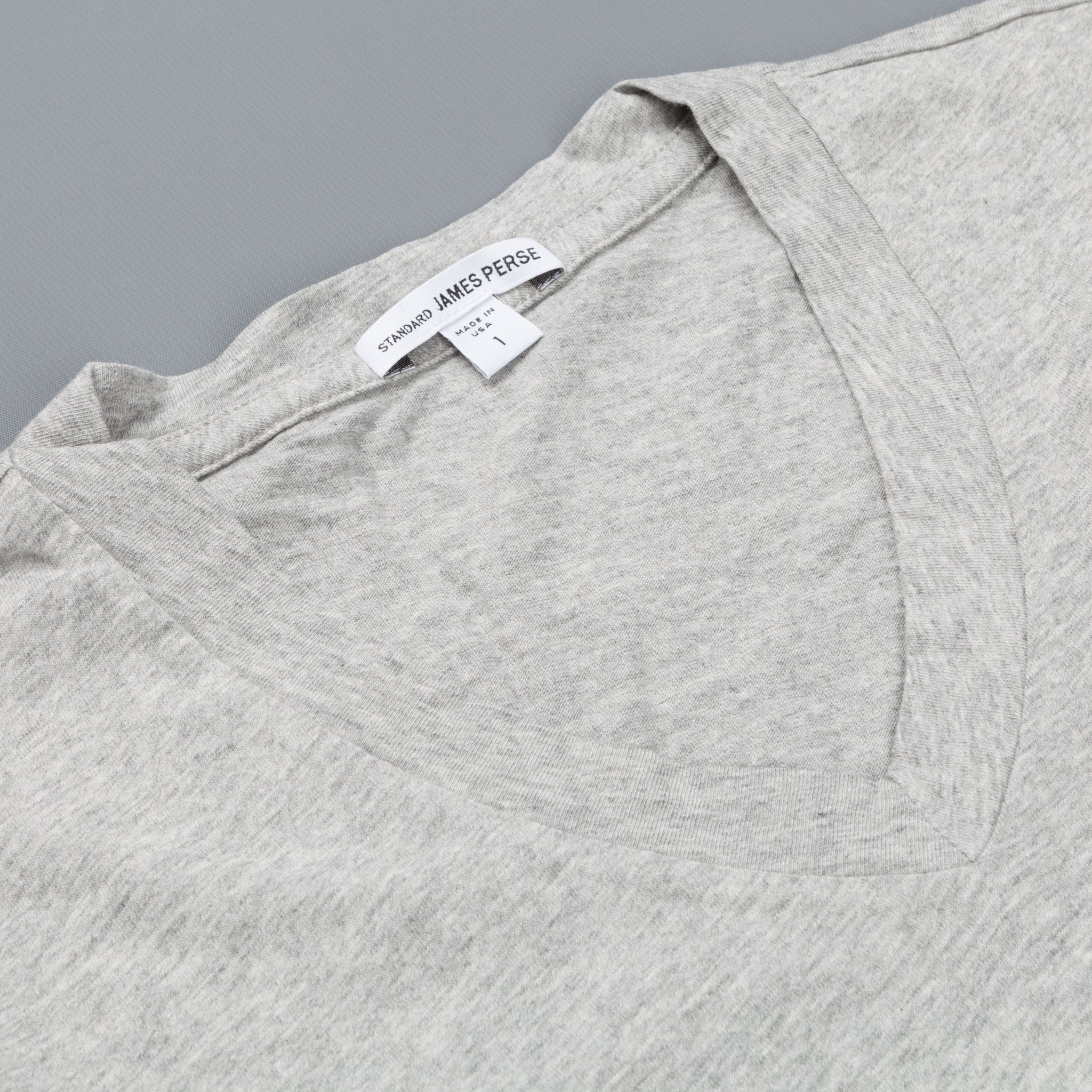 James Perse V-neck tee Heather Grey