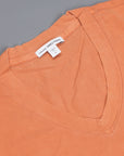 James Perse SS V Neck tee shirt Orange