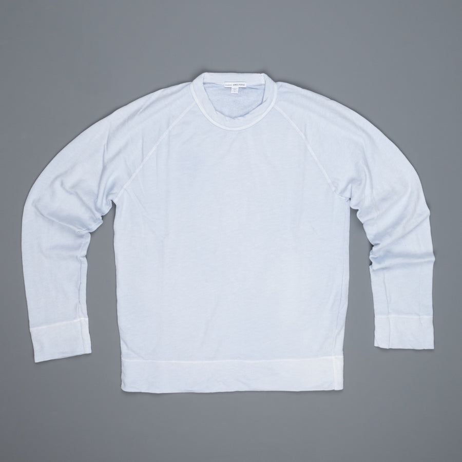 James Perse Vintage Fleece Raglan Pullover Memory