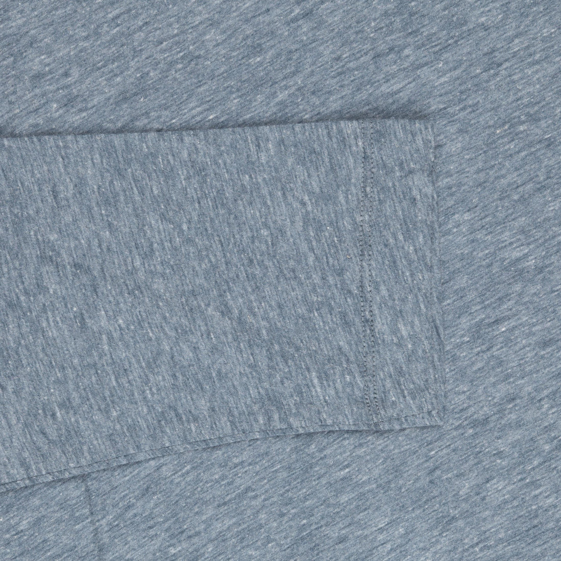 James Perse Japan Melange jersey polo l/s Dusty Blue melange