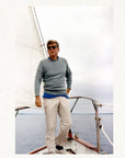 The Real McCoy's Wool Crewneck Sweater Navy