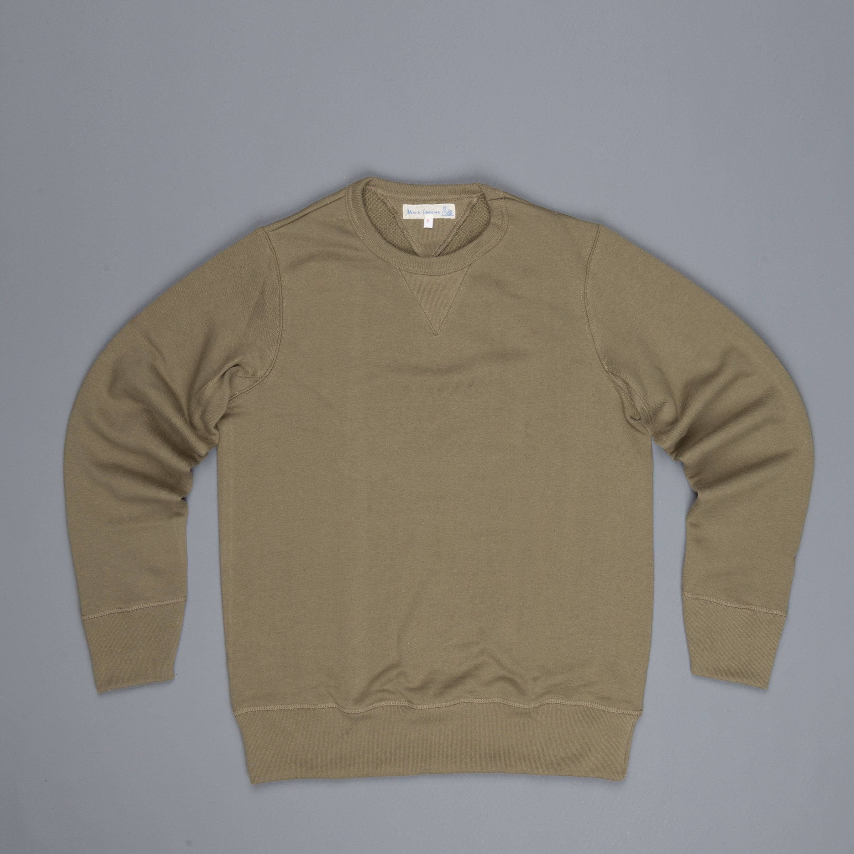Merz B Schwanen 346 Fleece sweater army