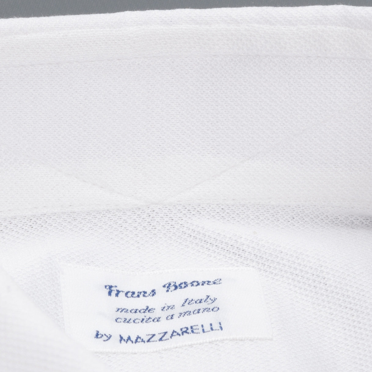 Mazzarelli x Frans Boone jersey Thomas Mason shirt White