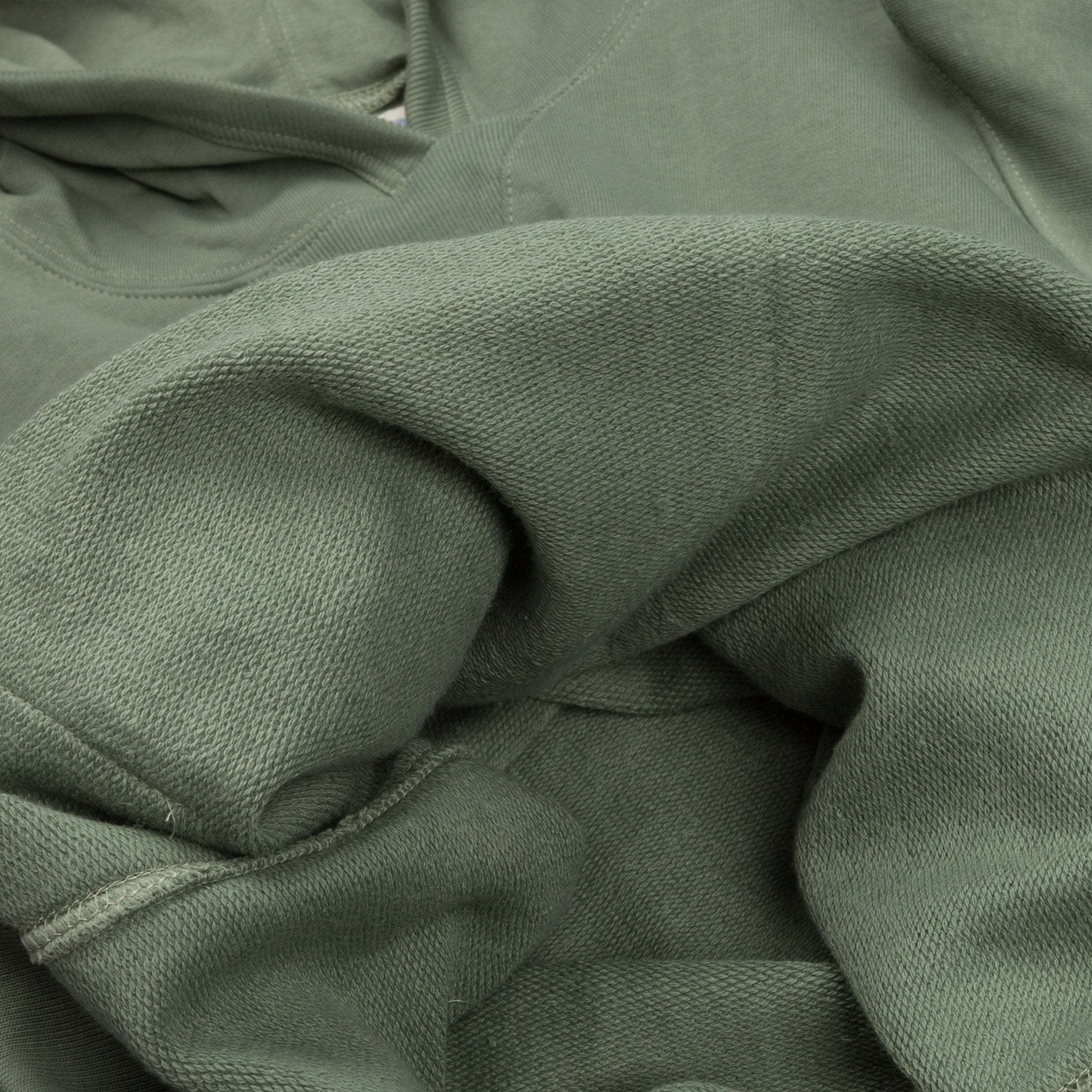 Merz b. Schwanen 382 Hoody 3-Thread in Light Army