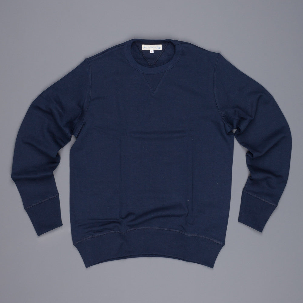 Merz B Schwanen 3s48 Strong fleece sweater ink blue