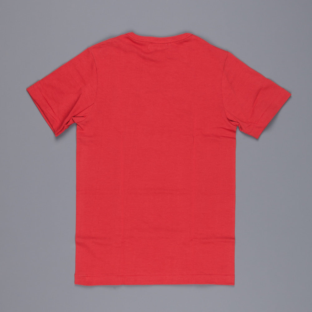Merz B. Schwanen 215 t shirt 1/4 open sleeve red