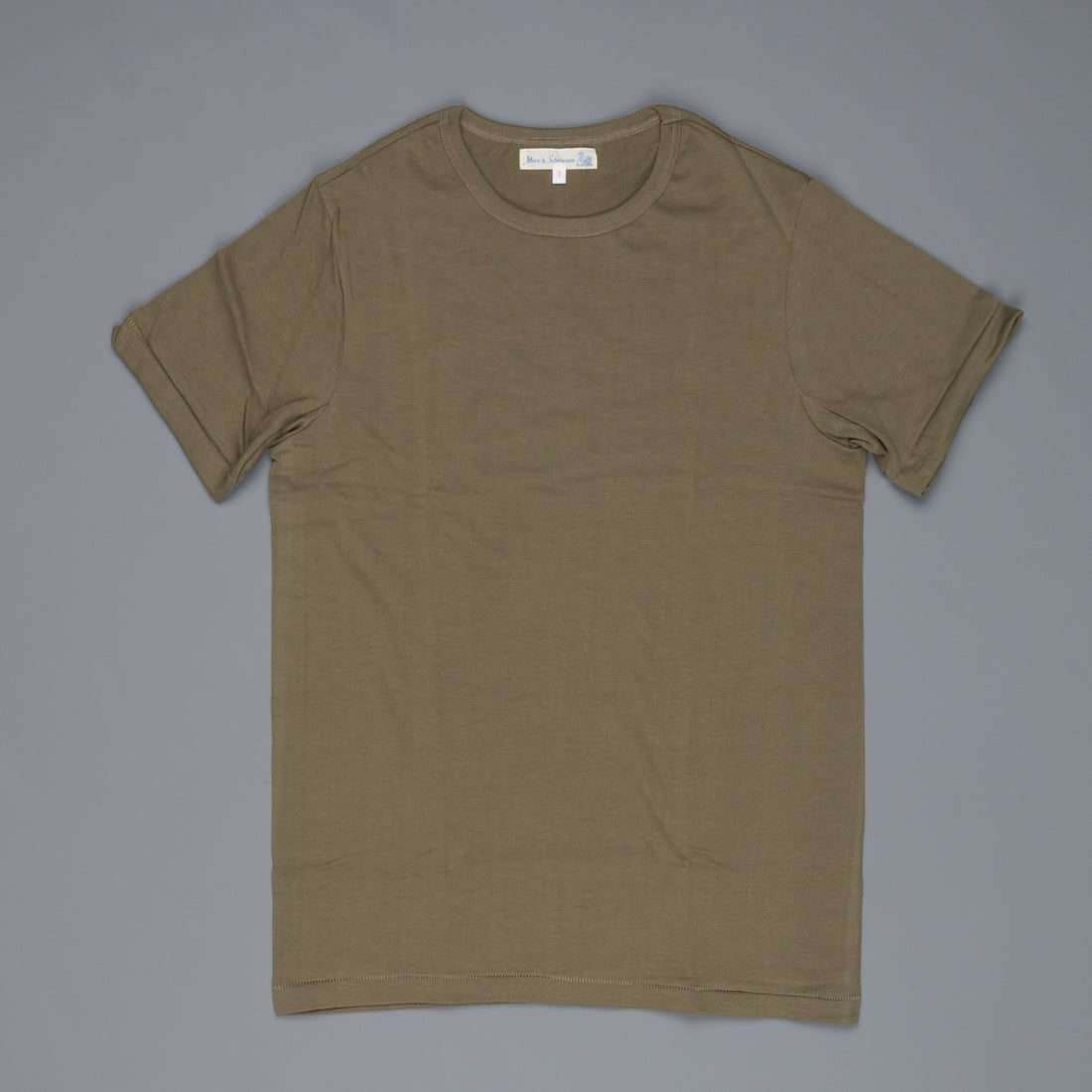 Merz B Schwanen 215 crew neck tee 2 thread Army