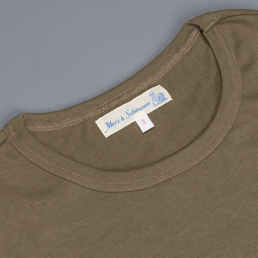 Merz B Schwanen 215 crew neck tee 2 thread Army