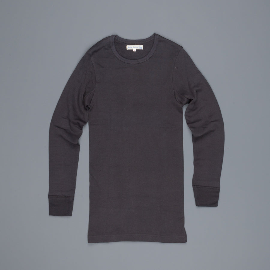Merz B Schwanen 512 Knit plush shirt Black