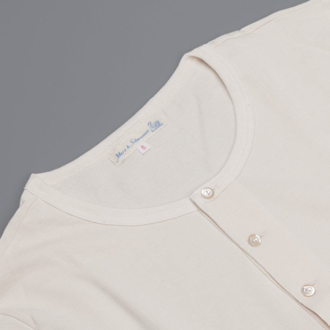 Merz B. Schwanen 206 Button Facing Shirt 1/1 Sleeve Nature