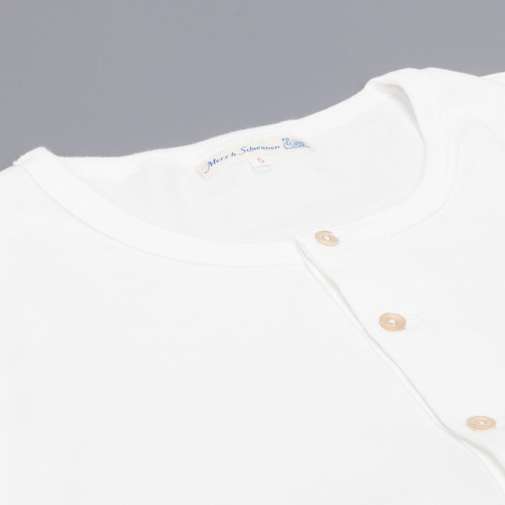 Merz B. Schwanen 206 Button Facing Shirt 1/1 Sleeve White