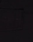 Merz b. Schwanen 212OS Crew Neck Oversized Shirt 1/1 slv. 2 Thread - Deep Black