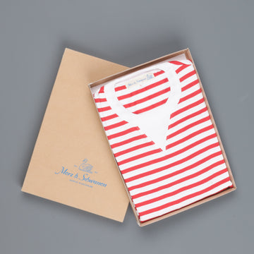 Merz B Schwanen 2M78 2 thread ls sweat striped red white