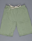 Merz B Schwanen 356 3 thread fleece sweatpants short in Light Army