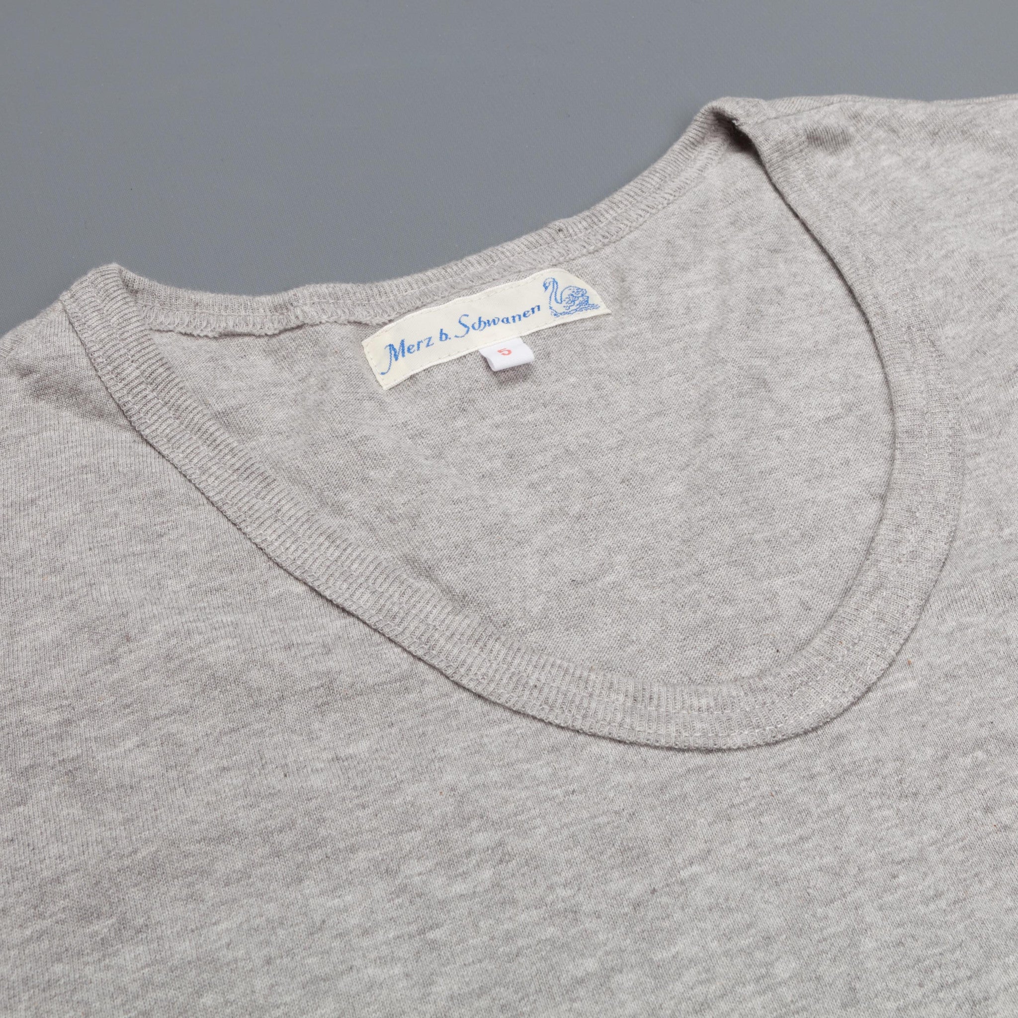 Merz B Schwanen 1970&#39;S Tee Grey Melange