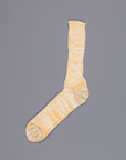 Merz B Schwanen 271 socks 2 thread cotton yellow melange