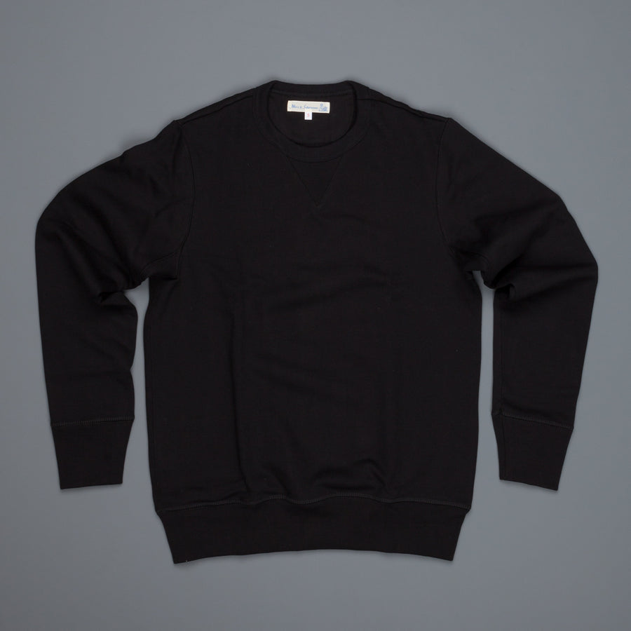 Merz B Schwanen 3s48 Strong fleece sweater deep black