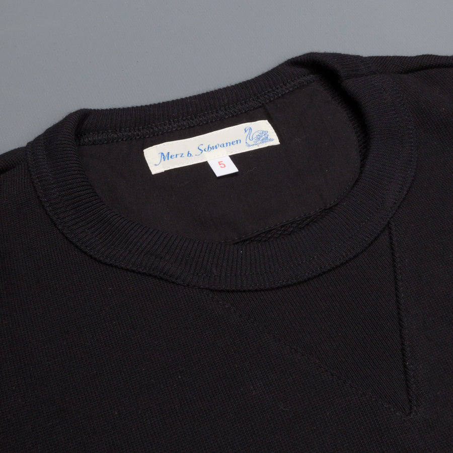 Merz B Schwanen 3s48 Strong fleece sweater deep black