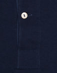 Merz B. Schwanen 206 Button Facing Shirt 1/1 Sleeve Ink Blue