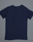 Merz B Schwanen 114V 20'ies V shirt 1 thread maco imit Ink Blue