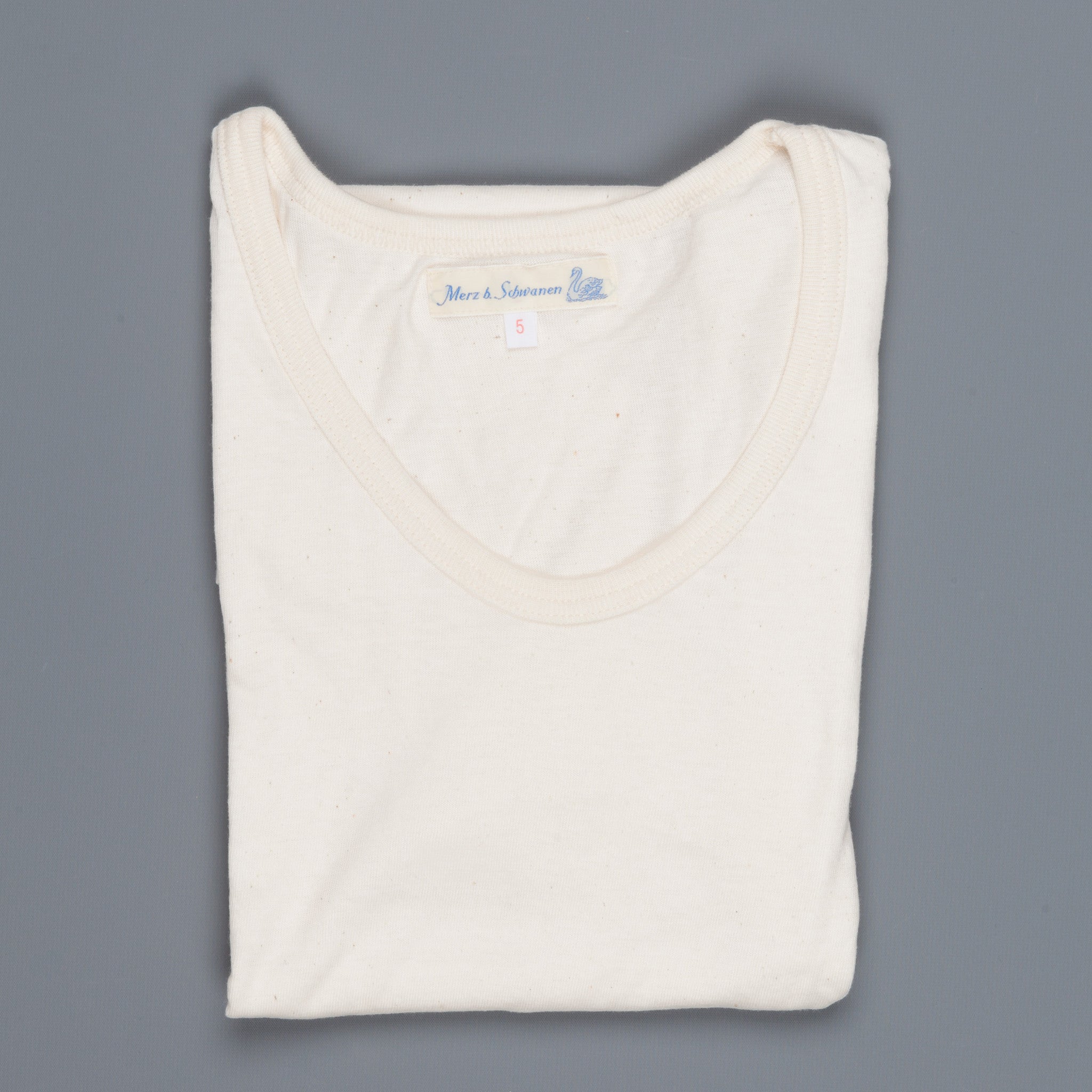 Merz B Schwanen 114V 20&#39;ies V shirt 1 thread maco imit Nature
