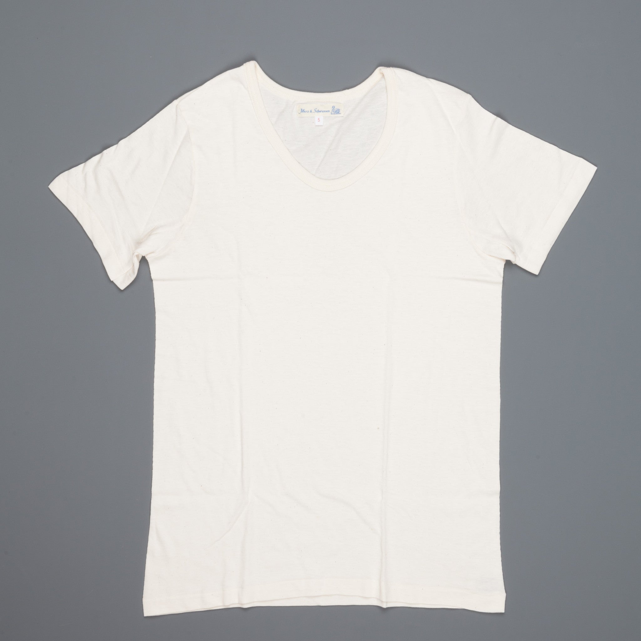 Merz B Schwanen 114V 20&#39;ies V shirt 1 thread maco imit Nature