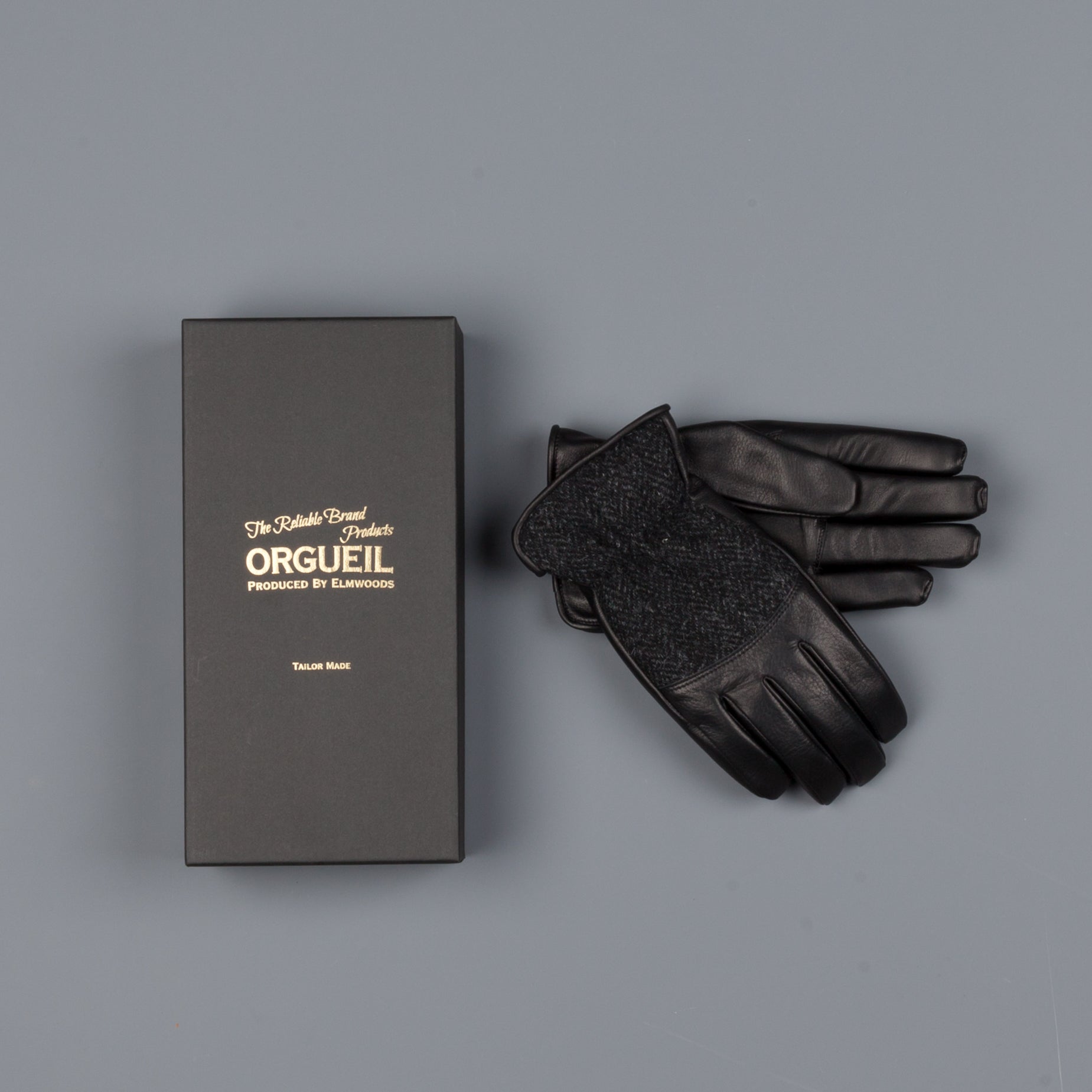 Orgueil leather gloves OR-7108 Black